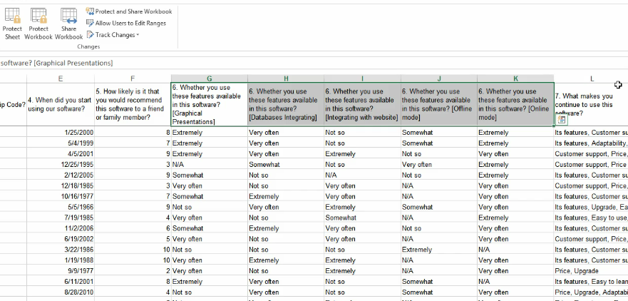 Matrix Question Google Forms